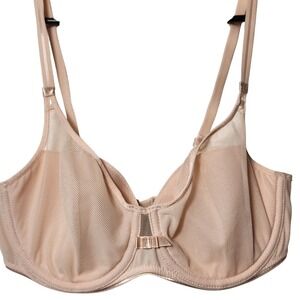 Chantelle Golden Beige Aeria Mesh Lightly Lined Spacer Bra 34D
